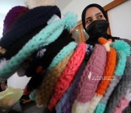  مبادرة دفء لعمل المشغولات الصوفية  (13)