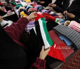  مبادرة دفء لعمل المشغولات الصوفية  (14)