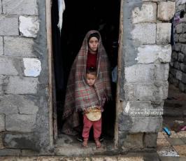 عائلات بغزة تعيش ظروفا صعبة في ظل البرد القارس (9)
