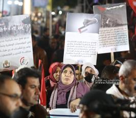 الجبهة الشعبية تنظم مسيرة غاضبة بغزة رفضاً لانعقاد المجلس المركزي (8)