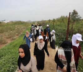 المسار البيئي الشبابي  في غزة بمناسبة يوم المرأة العالمي (13)