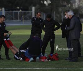 شجار خلال مباراة أهلي غزة وشباب رفح على ملعب اليرموك بغزة (10)