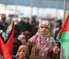  فعاليات يوم الأرض في ملكة شرق غزة (13)