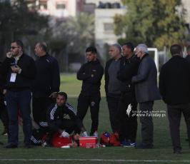 شجار خلال مباراة أهلي غزة وشباب رفح على ملعب اليرموك بغزة (12)
