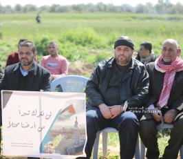  فعاليات يوم الأرض في ملكة شرق غزة (7)