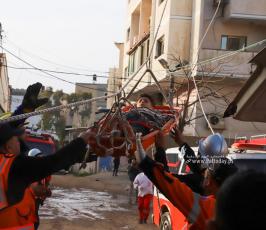 مناورة للدفاع المدني بغزة (20)