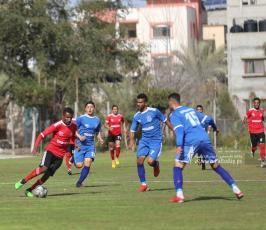 مباراة شباب رفح واهلى غزة على ملعب اليرموك (8)