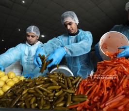  مصانع المخلل فى قطاع غزة لاستقبال شهر رمضان (10)