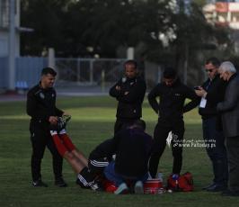 شجار خلال مباراة أهلي غزة وشباب رفح على ملعب اليرموك بغزة (9)