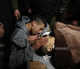 وداع جثمان الشهيد نادر هيثم ريان (6)