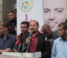 وقفة دعم  لأسرانا الأبطال في سجون الاحتلال الصهيوني المضربين عن الطعام (6)
