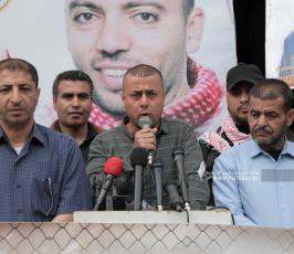 وقفة دعم  لأسرانا الأبطال في سجون الاحتلال الصهيوني المضربين عن الطعام (1)