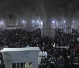 ‏‏صلاة والتراويح من المسجد العمري الكبير بغزة  (2)
