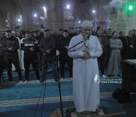 ‏‏صلاة والتراويح من المسجد العمري الكبير بغزة  (6)