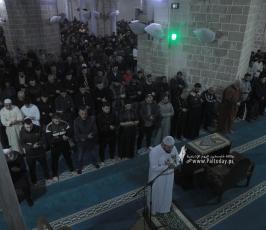 ‏‏صلاة والتراويح من المسجد العمري الكبير بغزة  (1)
