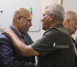 وفد من وجهاء عائلة الدحدوح يقدم الشكر لقيادة حركة الجهاد الاسلامي لدورها الكبير في اتمام الصلح مع عائلة عابد  (5)