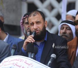 وقفة فصائلية في غزة للتنديد بمسيرة الاعلام المقرر تنظيمها يوم الاحد القادم في القدس (23)