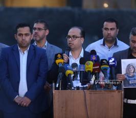  إتحاد الاذاعات والتلفزيونات الإسلامية ينظم وقفة تضامنية واضاءة شموع تنديدا بجريمة اغتيال الصحافية  (28)