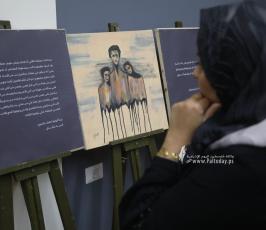   زينب الكولك بغزة تجسد معاناتها التي خط الاحتلال الإسرائيلي المجر (10)