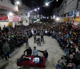 سرايا القدس تؤبن الفقيد المجاهد «محمود أبو عاصي» بغزة (13)