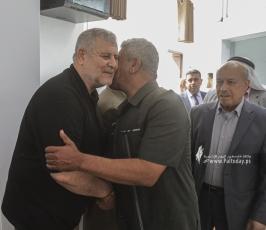 وفد من وجهاء عائلة الدحدوح يقدم الشكر لقيادة حركة الجهاد الاسلامي لدورها الكبير في اتمام الصلح مع عائلة عابد  (2)