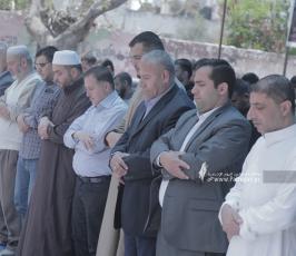 الجهاد تقيم صلاة الجمعة تضامنا مع الاسير المضرب عن الطعام خليل العواودة (11)