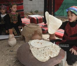 أطفال بعمر الزهور يجسدون التراث والعودة والنكبة في فعالية فصائلية (7)