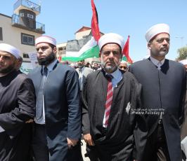 وقفة علمائية بغزة نصرة للمسجد الأقصى (4)