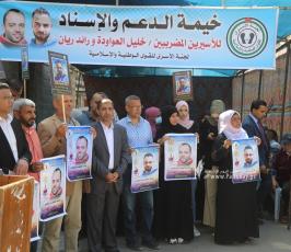 خيمة تضامنا مع الأسرى المضربين عن الطعام  (5)