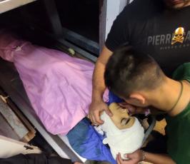  وداع الشـهـيد غيث يامين الذي ارتقى برص الاحتلال في المنطقة الشرقية بنابلس (2)