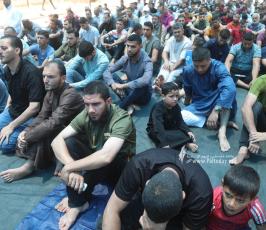 الجهاد بغزة صلاة الجمعة امام مقر الصليب (5)