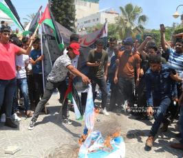 فصائل المقاومة بغزة في ذكرى النكسة ال55 ورفضا للعدوان على الأقصى  (9)