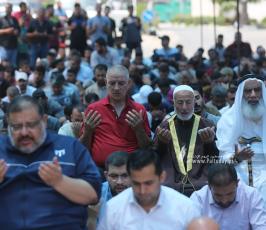 الجهاد بغزة صلاة الجمعة امام مقر الصليب (29)
