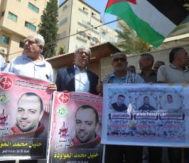  وقفة اسنادي للأسيرين المضربين عن الطعام فى سجون الاحتلال  (6)