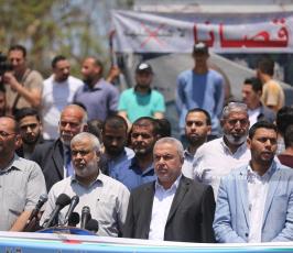 فصائل المقاومة بغزة في ذكرى النكسة ال55 ورفضا للعدوان على الأقصى  (23)