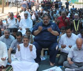 الجهاد بغزة صلاة الجمعة امام مقر الصليب (31)