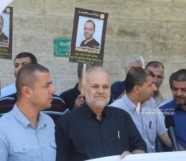  وقفة اسنادي للأسيرين المضربين عن الطعام فى سجون الاحتلال  (8)