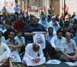 الجهاد بغزة صلاة الجمعة امام مقر الصليب (22)