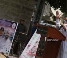 الجهاد بغزة صلاة الجمعة امام مقر الصليب (25)