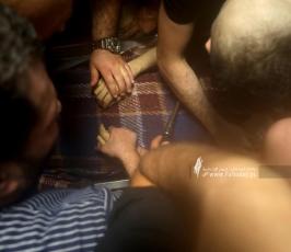  جثماني الشهيدين محمد بشار عزيزي (25 عاما) وعبد الرحمن جمال صبح (28 عاما) (4)