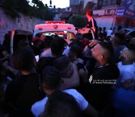  جثماني الشهيدين محمد بشار عزيزي (25 عاما) وعبد الرحمن جمال صبح (28 عاما) (2)
