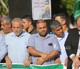 مسيرة للفصائل بغزة رفض لزيارة بايدن (7)