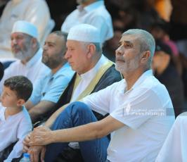 الجهاد تقيم خطبة وصلاة الجمعة نصرة للأسرى و دعما للأسير المضرب عن الطعام خليل عواودة امام مقر الصليب الاحمر بمدينة غزة (30)