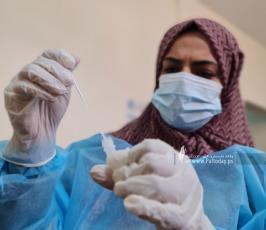 فحص كورونا قطاع غزة2022 (3)