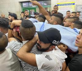  جثمان الشهيد ضرار صالح كفريني (17 عاما) من  مخيم جنين (2)