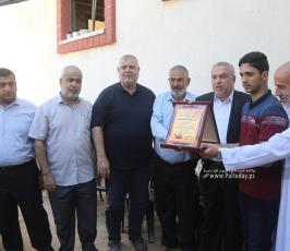 زيارة فصائل المقاومة  بقطاع غزة لمنزل الشهيد القائد تيسير الجعبري (12)