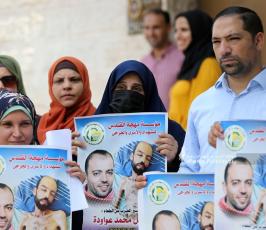 منتدى المحامي بالاتحاد الاسلامي في النقابات ينظم مؤتمر صحفي تضامناً من الأسرى المضربين عن الطعام  (2)
