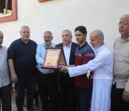 زيارة فصائل المقاومة  بقطاع غزة لمنزل الشهيد القائد تيسير الجعبري (11)