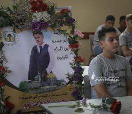  مدرسة أبو عبيدة الثانية في بيت لاهيا شمال قطاع غزة تستقبل عامها الدراسي ال (15)
