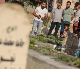 عائلة نجم وأهالي حي الفالوجا شمال غزة ينظمون وقفة احتجاجية تنديداً بجريمة استهداف أطفالهم عقب اعتراف ج (11)